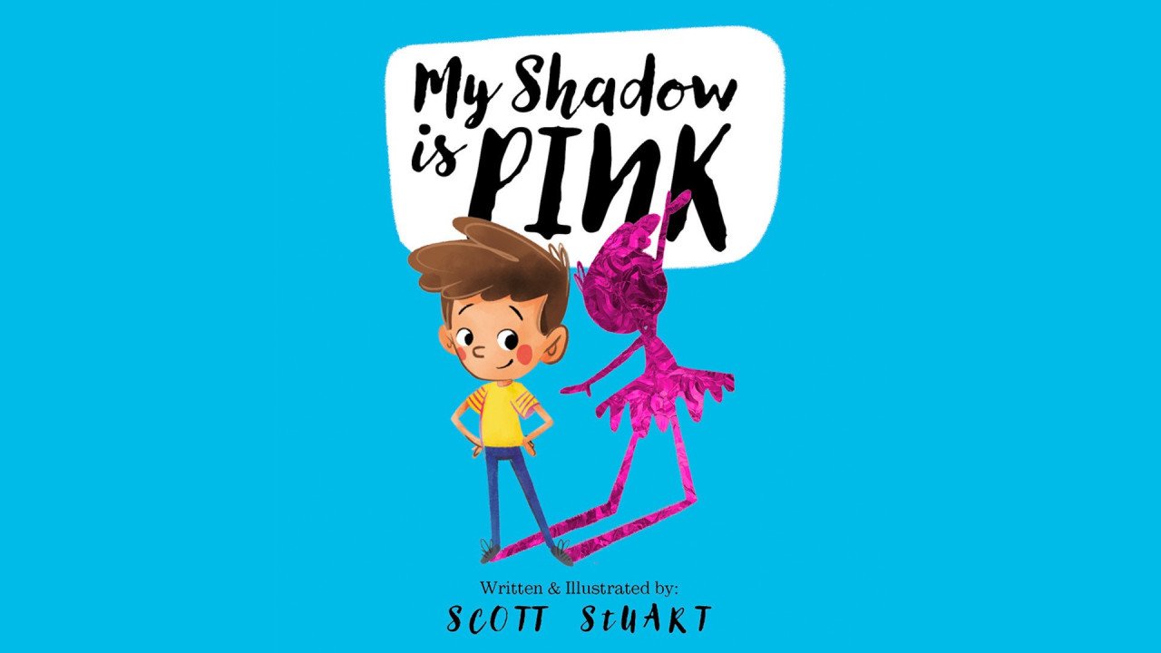 My shadow is pink poster